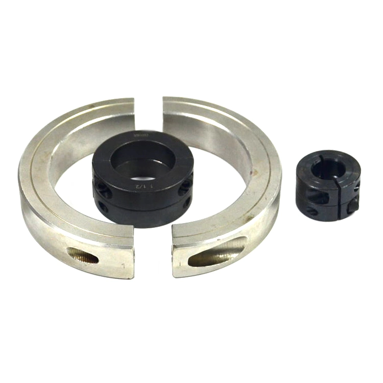 1/4′ ′ 3/8′ ′ 1/2′ ′ 3/4′ ′ 1′ ′ Two Piece Double Split Shaft Collar Clamp
