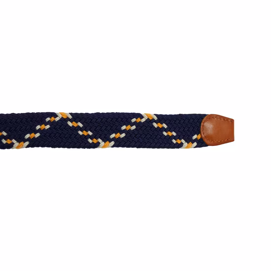 High Quality Pin Buckle Stretch Belts Woven Elastic Belts for Men (35-22001)