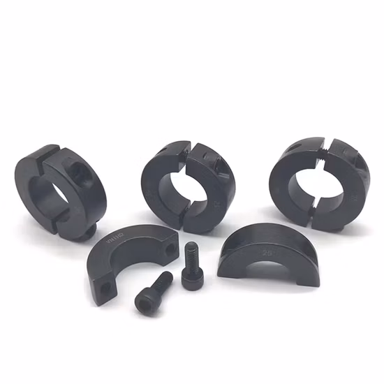 1/4′ ′ 3/8′ ′ 1/2′ ′ 3/4′ ′ 1′ ′ Braçadeira de colar de eixo duplo dividido de duas peças