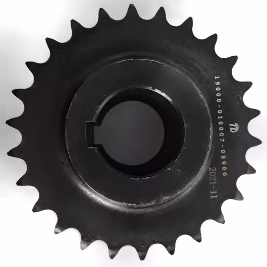 Roda dentada de bucha cônica de alta precisão