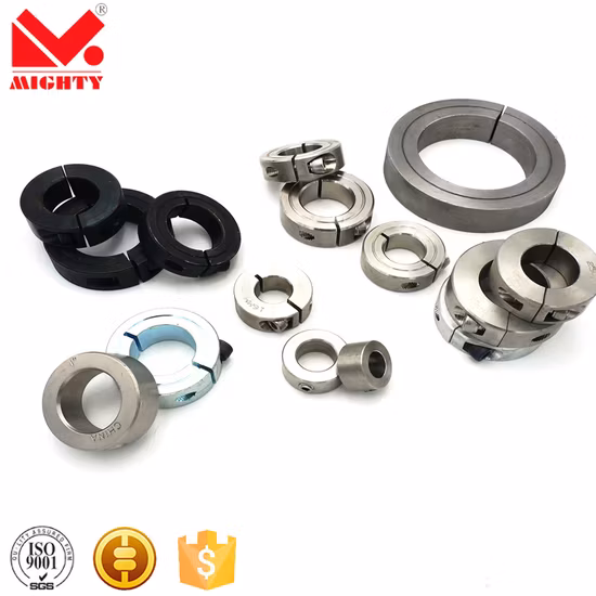 Colares de eixo com rosca de alumínio para torneamento CNC de alta precisão personalizados