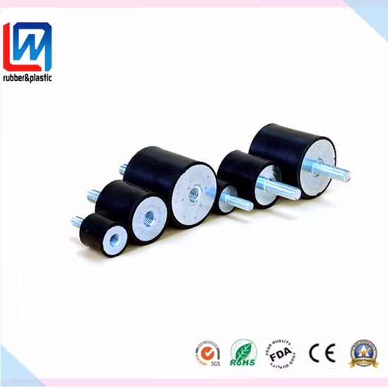 Tampão de borracha do amortecedor de bloco para equipamento de máquinas e antomomotivos