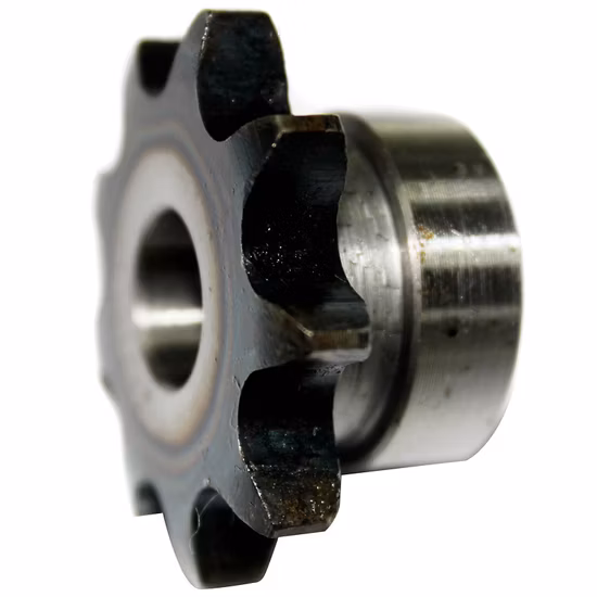 Roda dentada de corrente de rolo de escavadeira padrão ISO da China com engrenagem de roda dentada de cubos