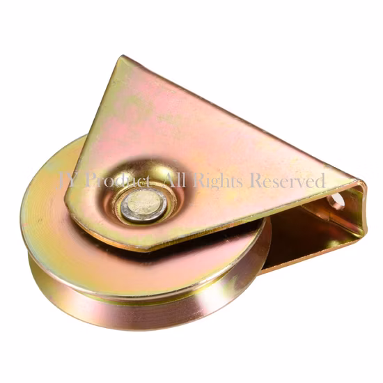 Roda de rolo de polia galvanizada universal para porta deslizante