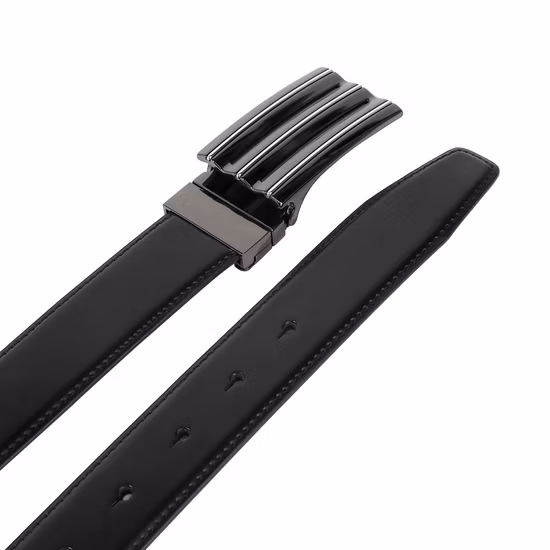 Acessórios de moda cinto de couro genuíno Feather Edge para homem