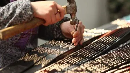 Cinto de couro feminino com decoração de rebites de moda (JYB